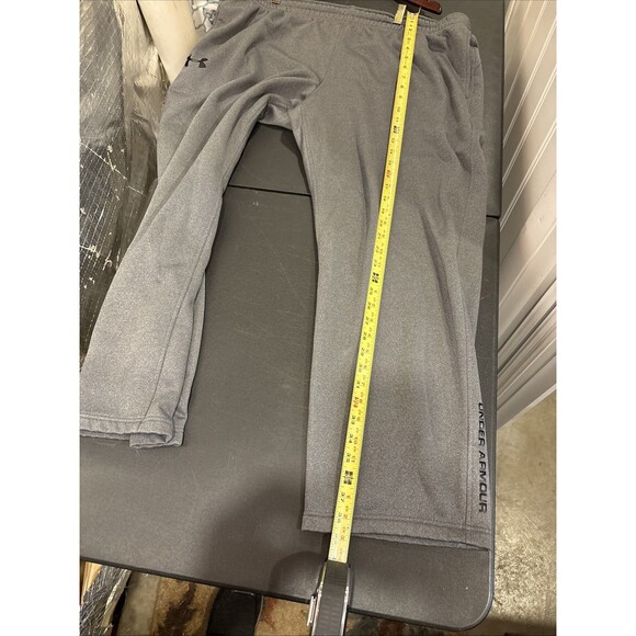 Under Armour Men's Rival Fleece Loose Fitting Sweatpants 3XL Charcoal Gray - Picture 12 of 15